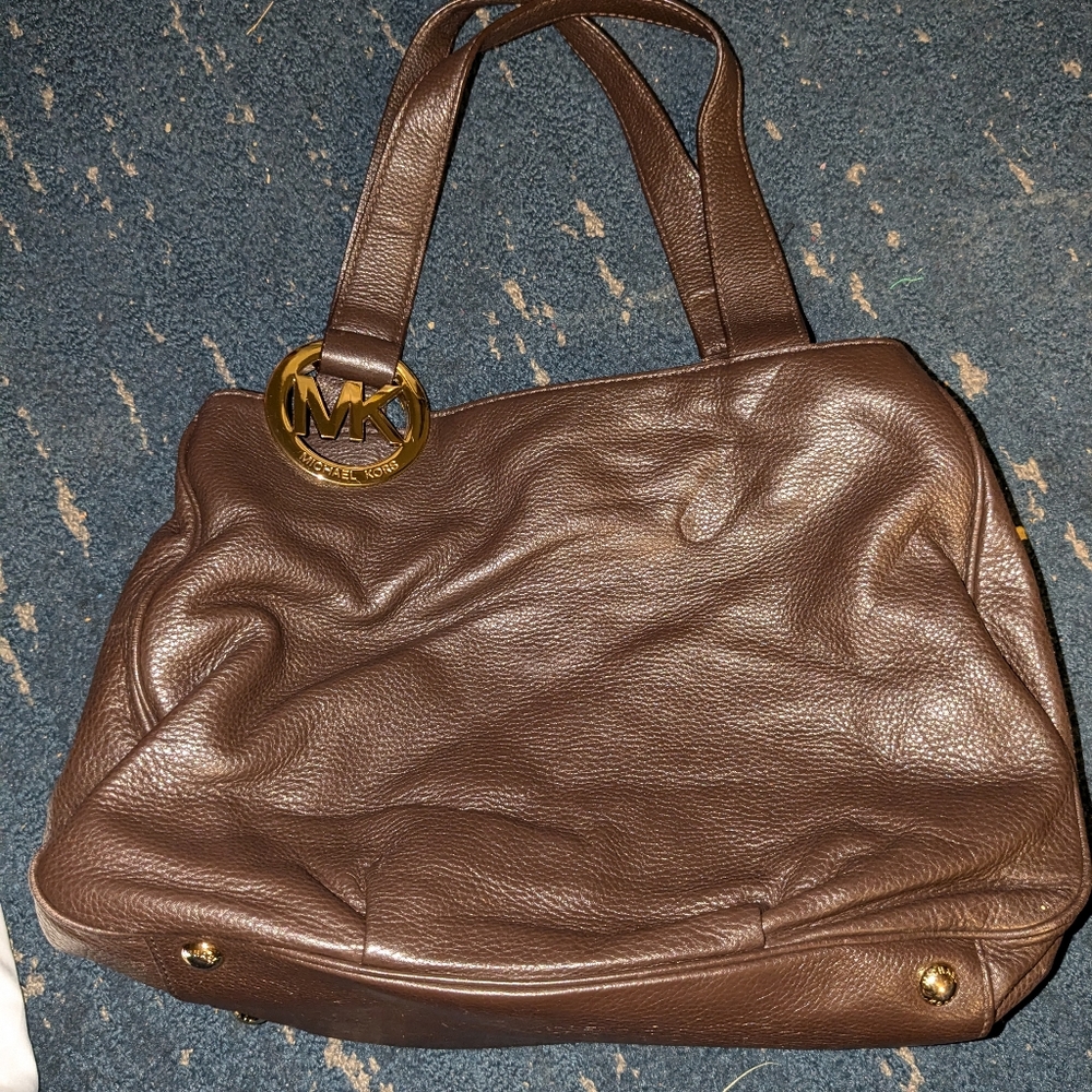 Large Michael Kors leather purse